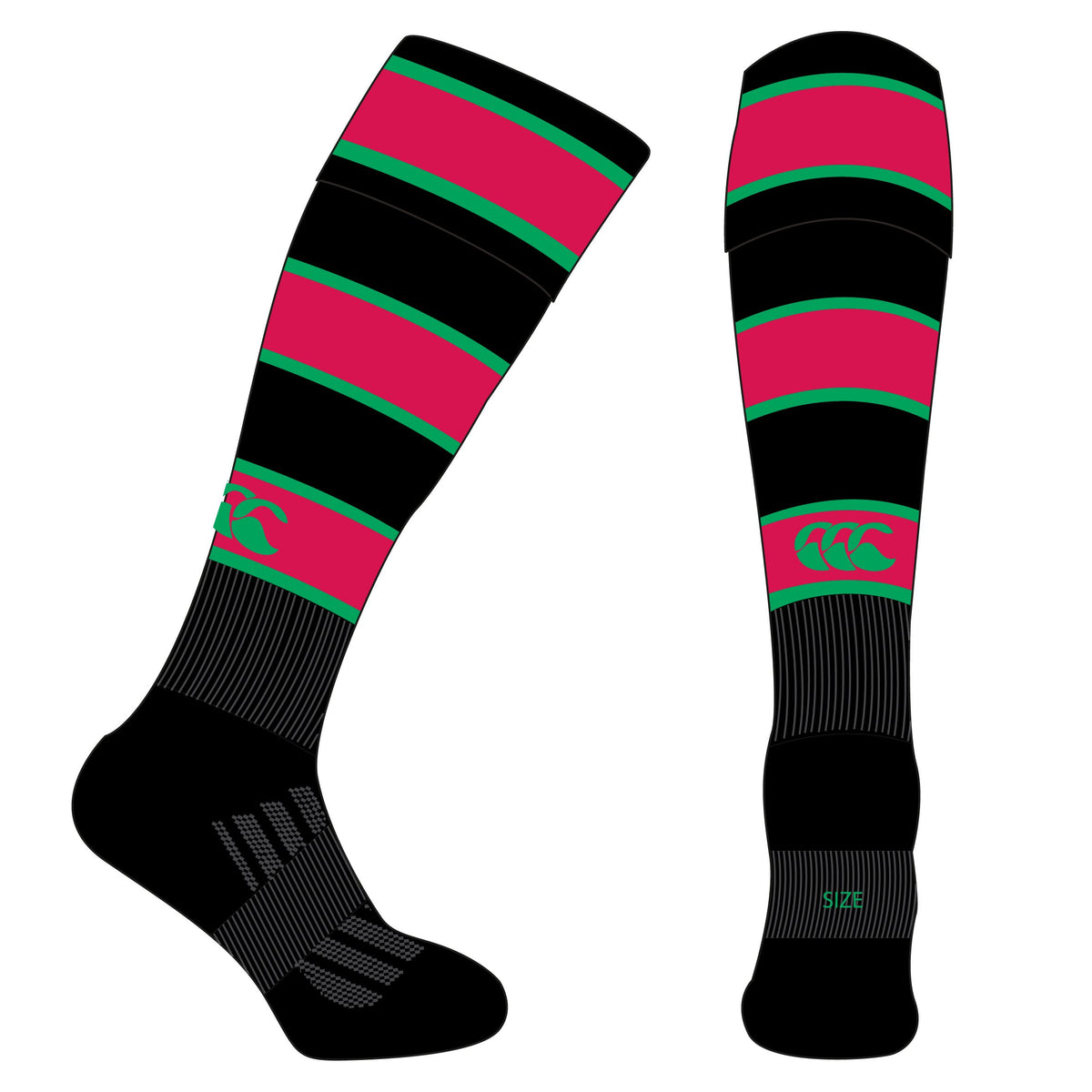 Boys Cambridge House Striped Rugby Sock* Cambridge House Grammar School